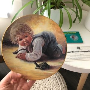 Vintage Sue Etem « Jeremy » Collector’s Plate
